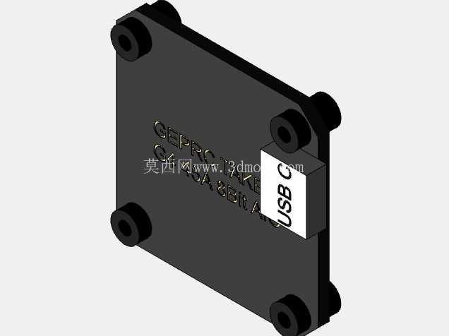 GEPRC Taker G4 AIO - G4 FC + 45A 2-6S ESC (25x25) �ߴ羫ȷ�� 3D ģ��