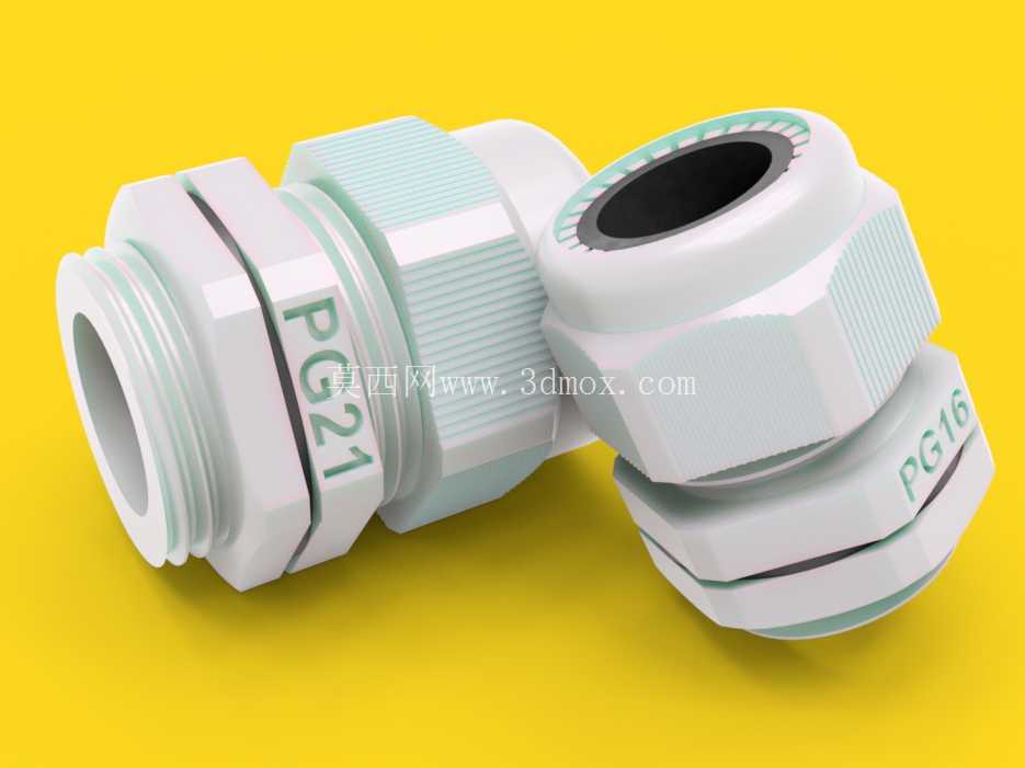 PG 电缆密封套 PG-7 至 PG-48 完整 CAD 库 | 步骤文件