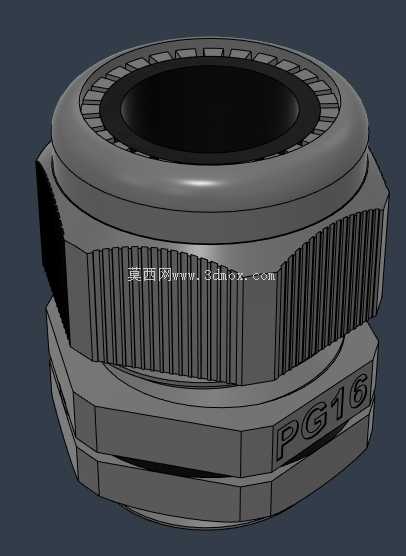PG 电缆密封套 PG-7 至 PG-48 完整 CAD 库 | 步骤文件