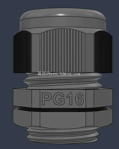PG 电缆密封套 PG-7 至 PG-48 完整 CAD 库 | 步骤文件