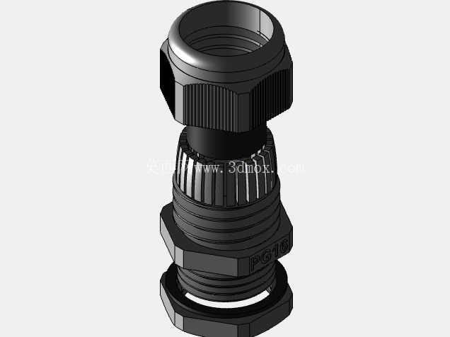 PG 电缆密封套 PG-7 至 PG-48 完整 CAD 库 | 步骤文件