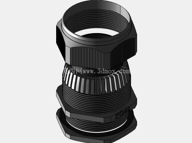PG 电缆密封套 PG-7 至 PG-48 完整 CAD 库 | 步骤文件