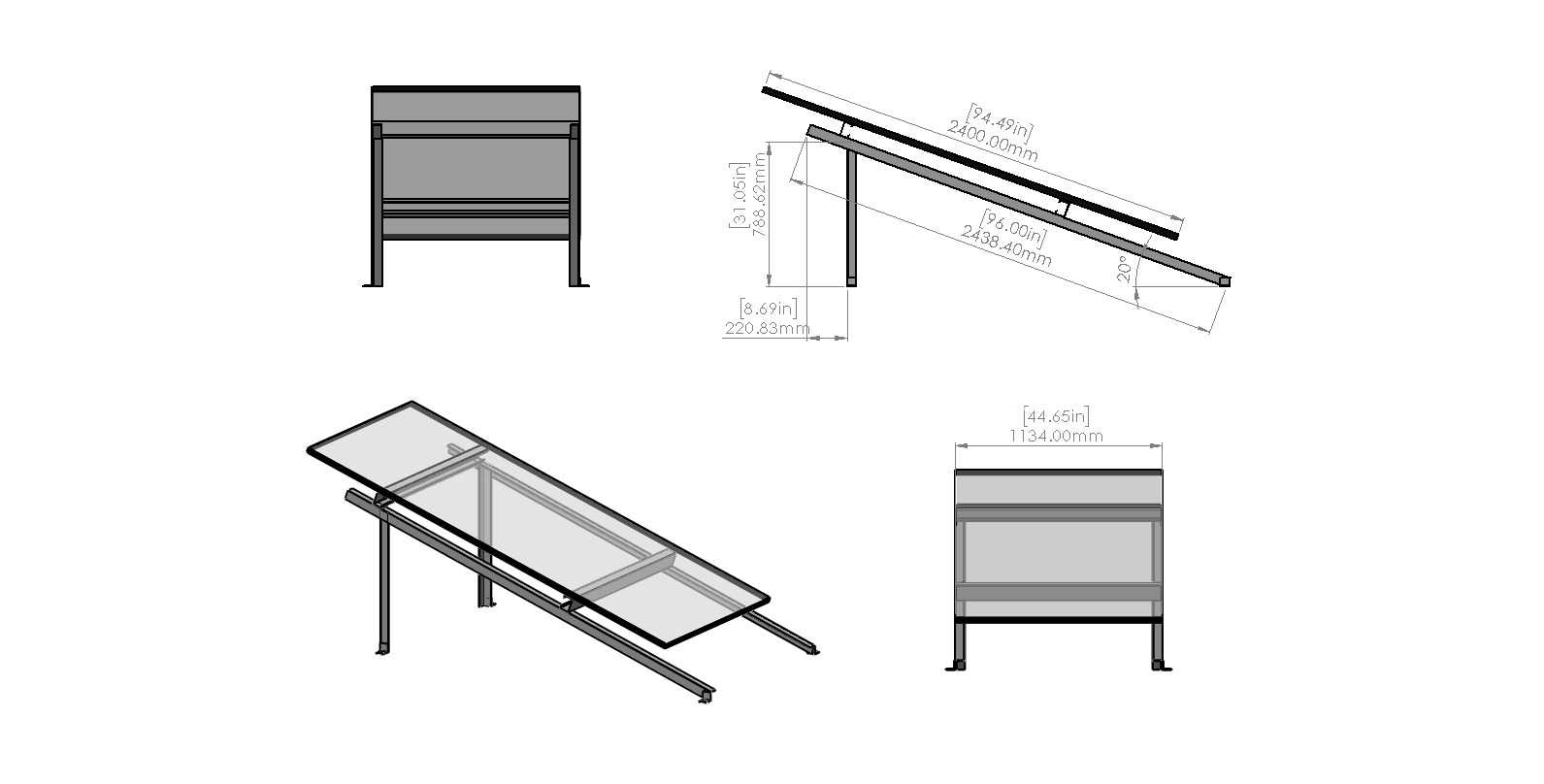 ������������̫���ܵ�ذ尲װ�ṹ|  3D CAD ģ��