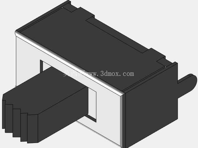 SS-12F02-G090 1P2T PCB 过孔滑动开关