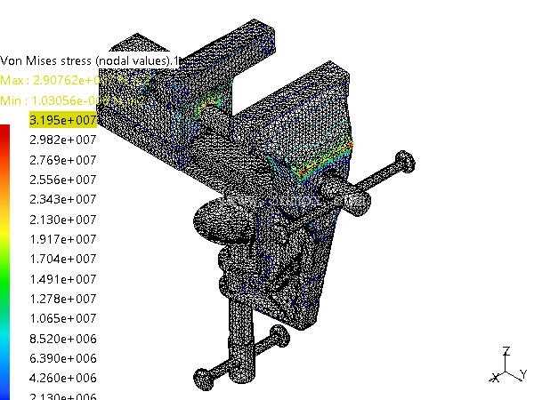 ̨��ǯ - ʹ�� FEA �������򹤳̣�CATIA V5 + STEP �ļ���