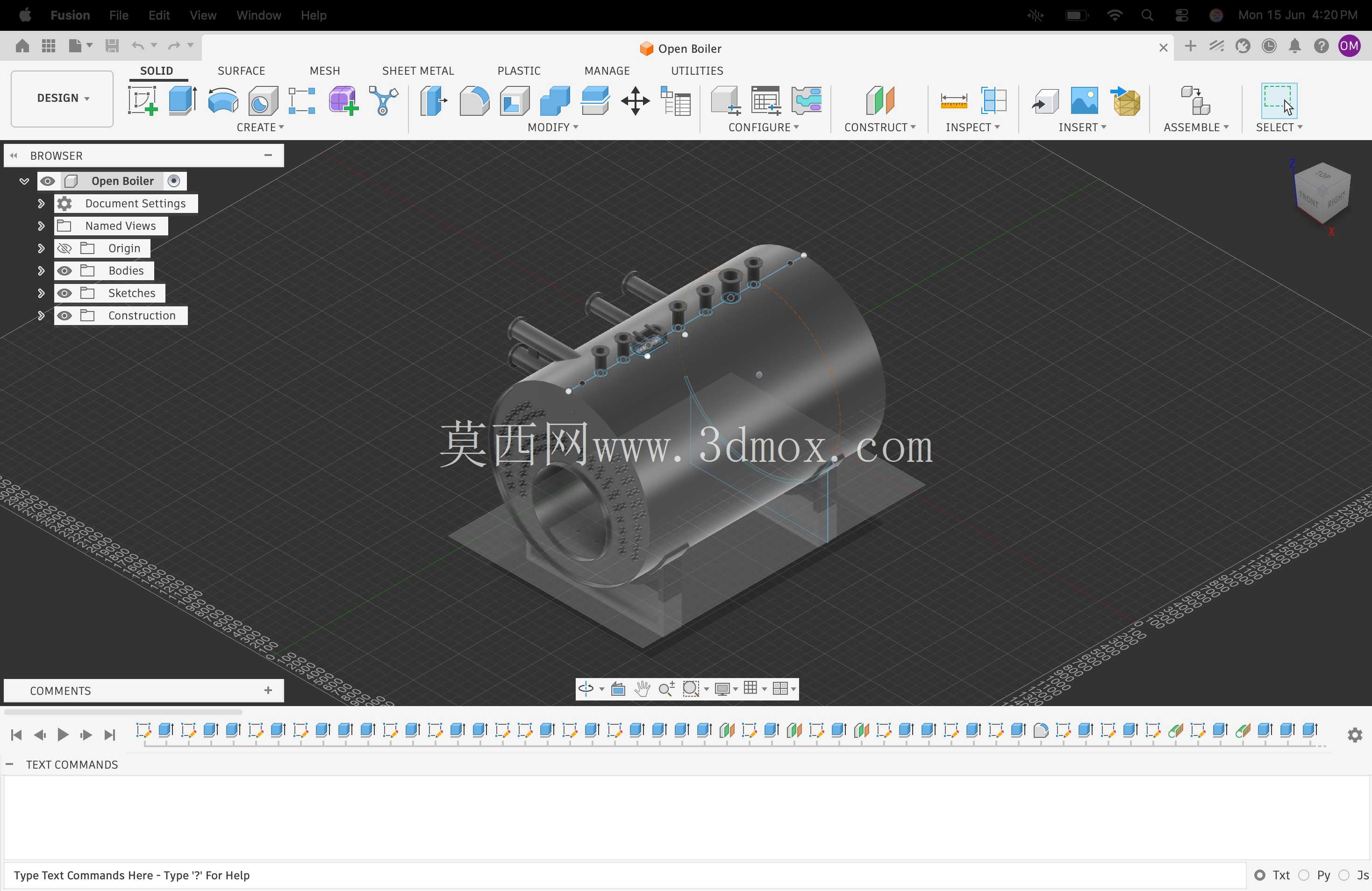 VR工业锅炉单元