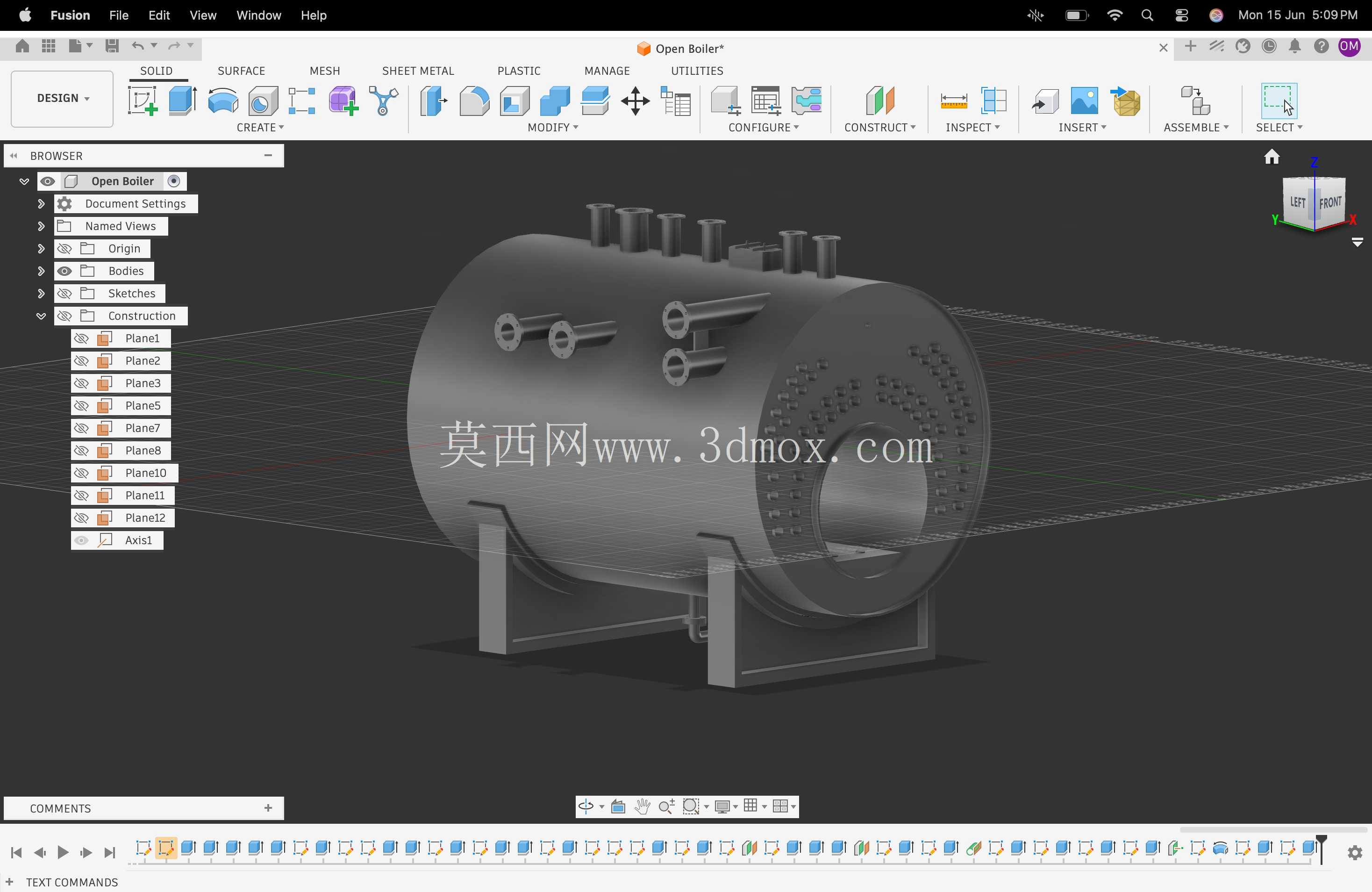 VR工业锅炉单元
