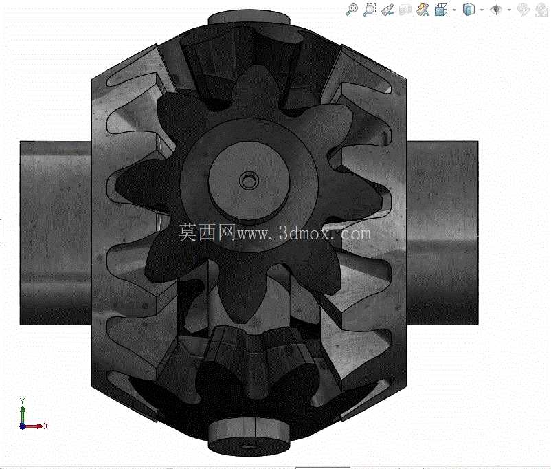 差速器星形齿轮,SOLIDWORKS 模拟