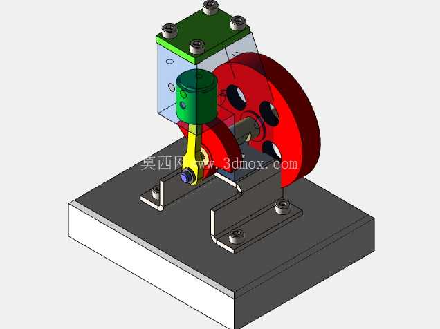 SolidWorks �е��������� (Air Motor) װ�����