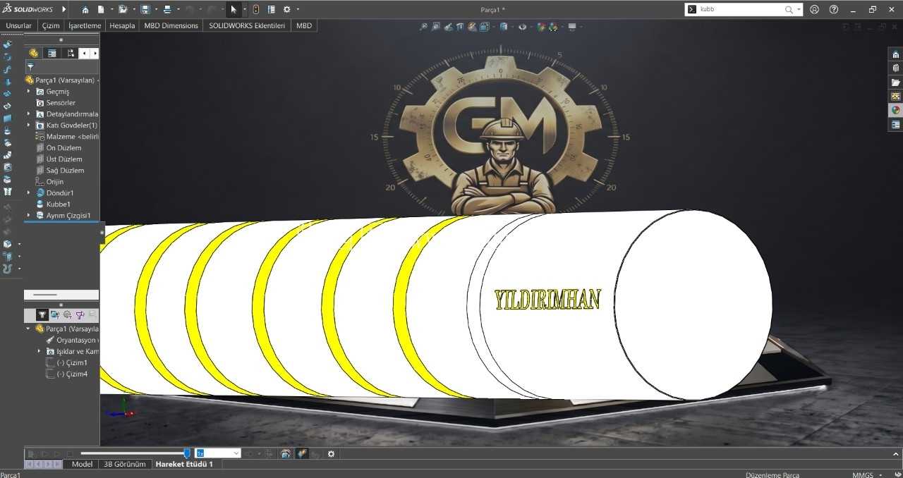 YILDIRIMHAN F��ZES? t��rkiyenin 6000 km uzun menzilli f��zesini Solidworkste ?izdik
