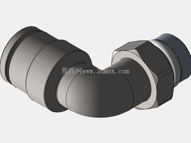 Codo 90�� acople rapido 1/8\�� para manguera ? 6 mm��(CNR-6-18)