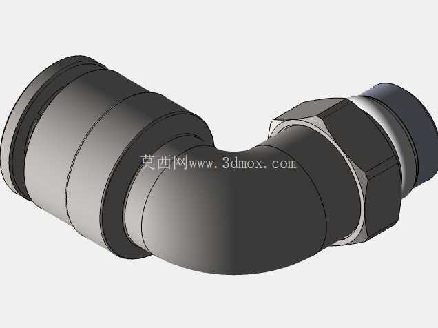 Codo 90° acople rapido 1/8\" para manguera ? 8 mm。(CNR-8-18)
