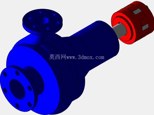 离心泵 3D CAD 模型 – 带耦合系统的完整装配 | SolidWorks 设计