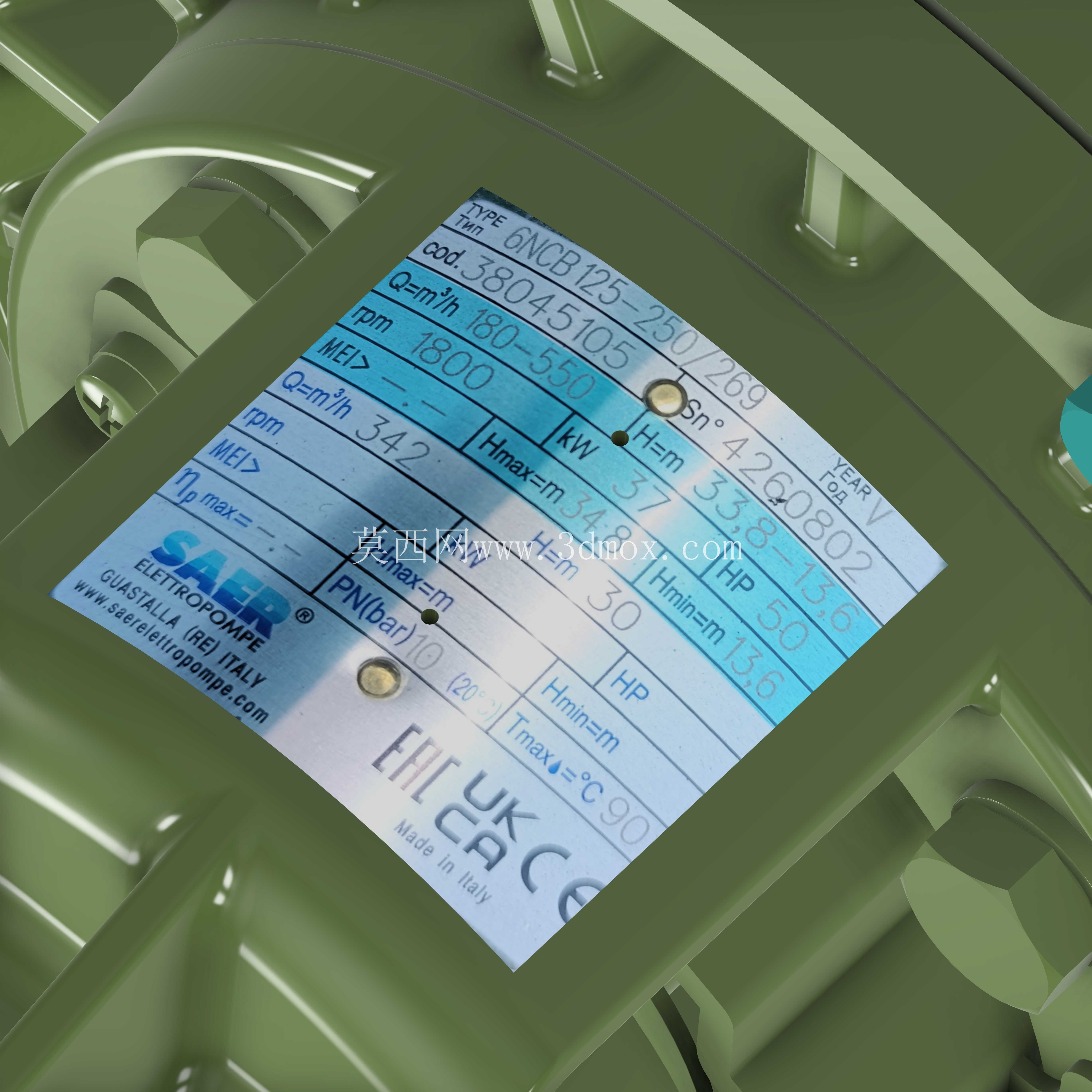 BOMBA CENTRIFUGA SAER 6NCB 125-250/?269-4P - 离心泵