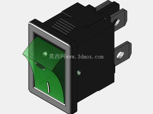 KCD1-104 发光摇臂开关 15x21 mm 面板开口 12.5x19 mm