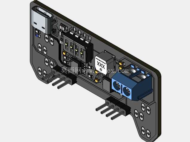 Fuente para Protoboard con Se?uelo de Carga UNIT
