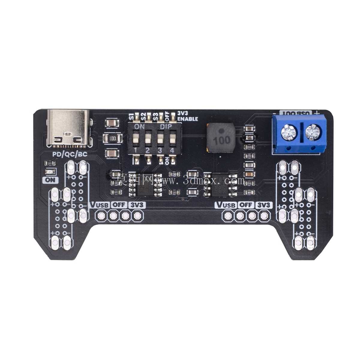 Fuente para Protoboard con Se?uelo de Carga UNIT