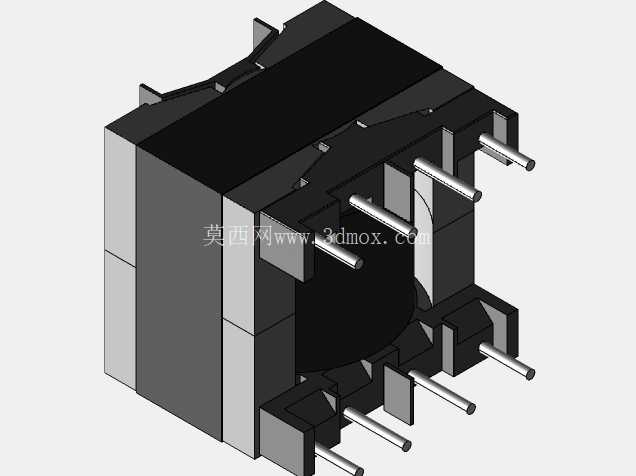 PQ2020卧式变压器4+4针