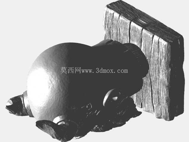 Mimir(受战神启发)- 3D 打印 CAD 模型 | 用于收藏展示的 SolidWorks 设计