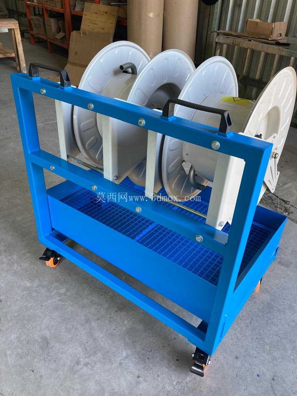Carro Carretel Duplo – 油 LUB (Carretéis Móveis para óleo)