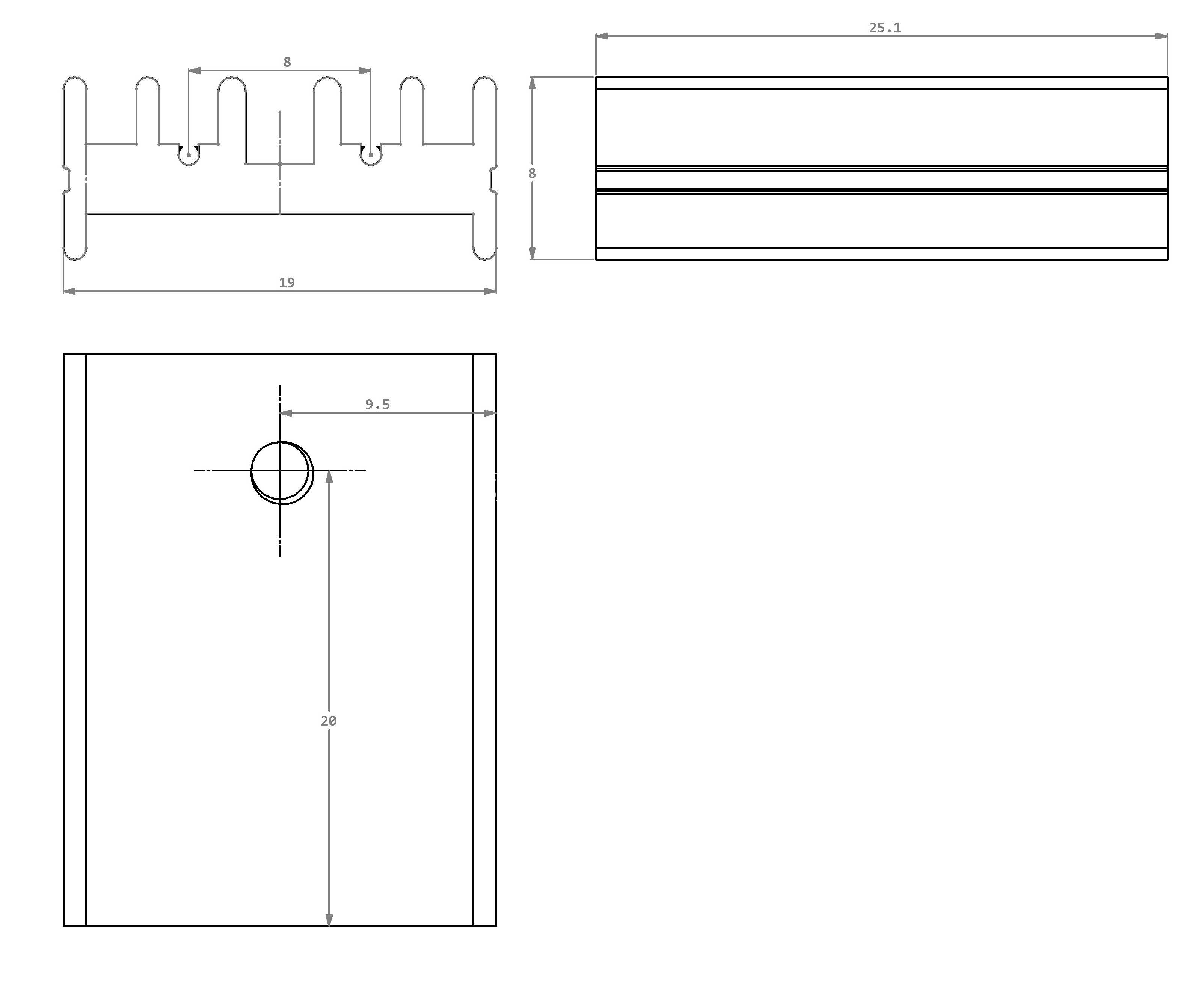 ɢ������C��TO-220/247 19x8x25mm