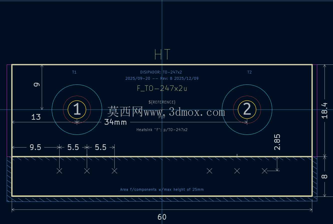 ɢ������F��TO-247x2 60.0x26.4x37.6mm