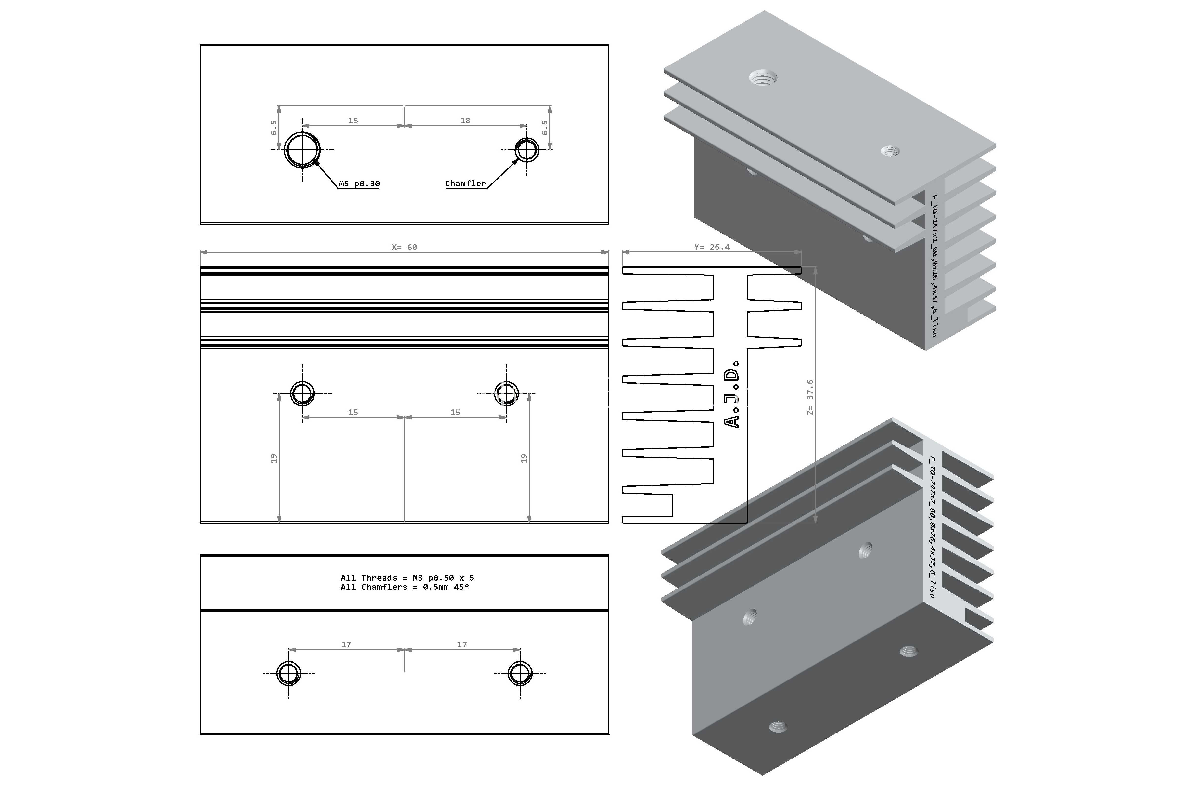 ɢ������F��TO-247x2 60.0x26.4x37.6mm