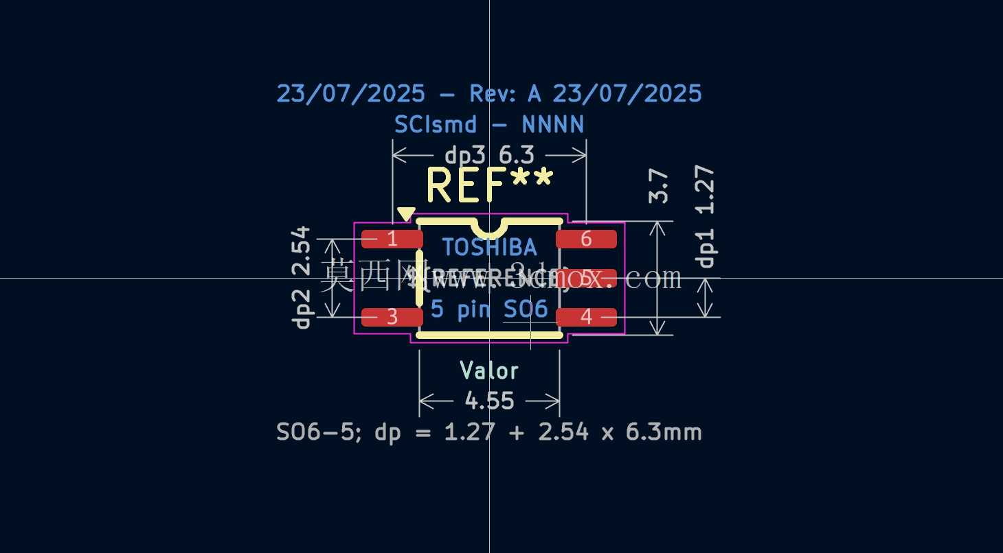 �㼣 SO6-5 dp=1.27+2.54x6.3