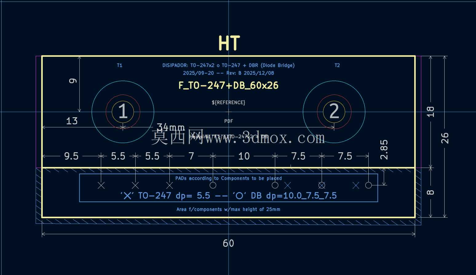 ɢ������F��TO-247x1d 60.0x26.0x37.4mm
