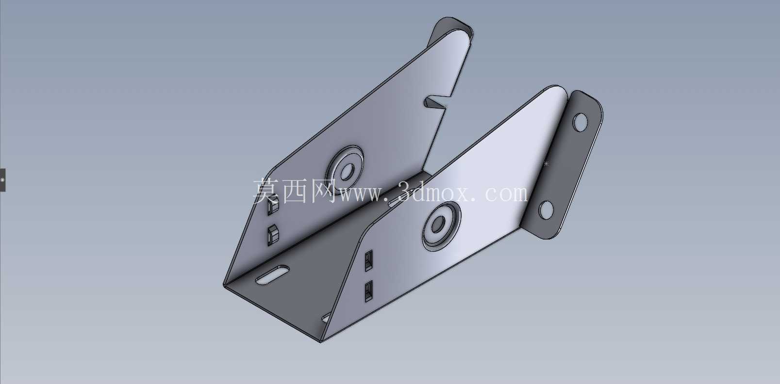 钣金安装支架 – #1000SheetMetalModels 系列 (02)