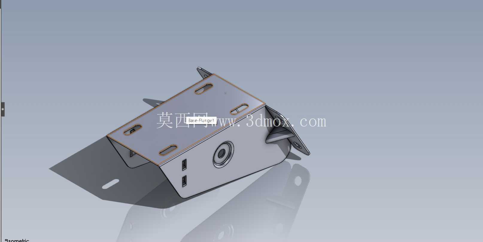 钣金安装支架 – #1000SheetMetalModels 系列 (02)