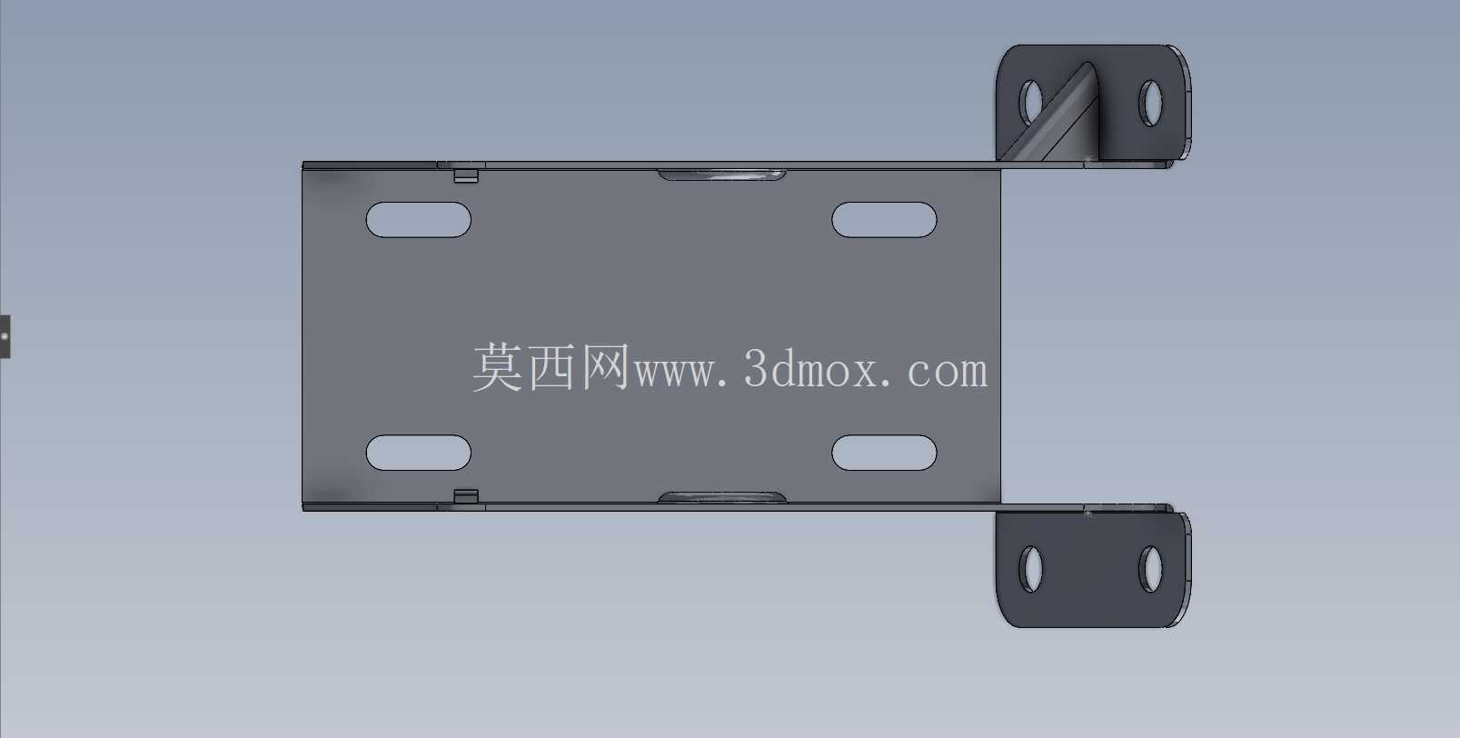 钣金安装支架 – #1000SheetMetalModels 系列 (02)