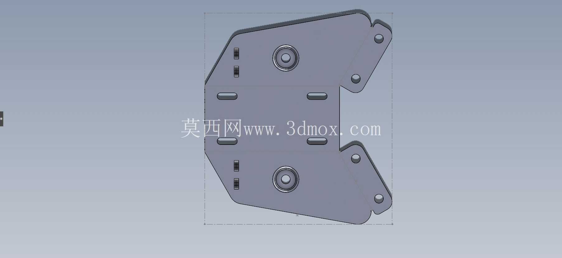 钣金安装支架 – #1000SheetMetalModels 系列 (02)