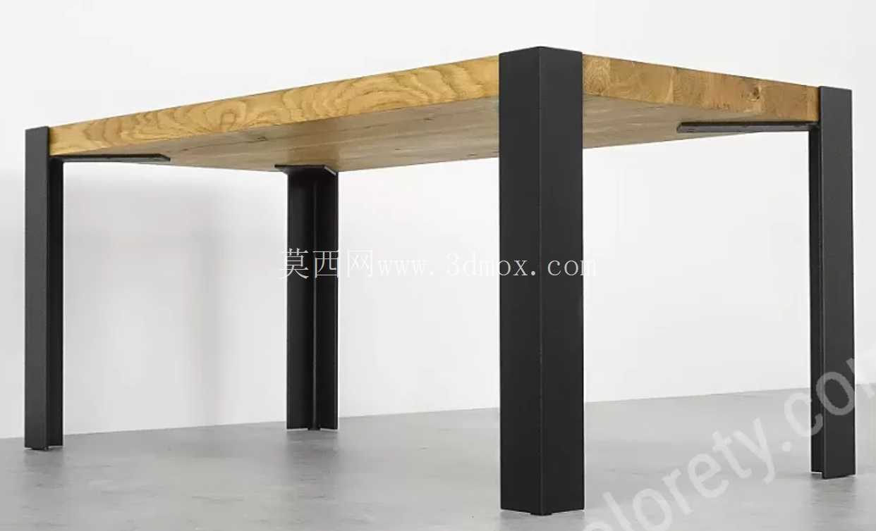 MESA DE CENTRO CON PATAS DE ANGULO