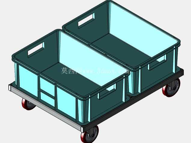 KLT 集装箱小车 — 钢框架,最高 1,200 公斤