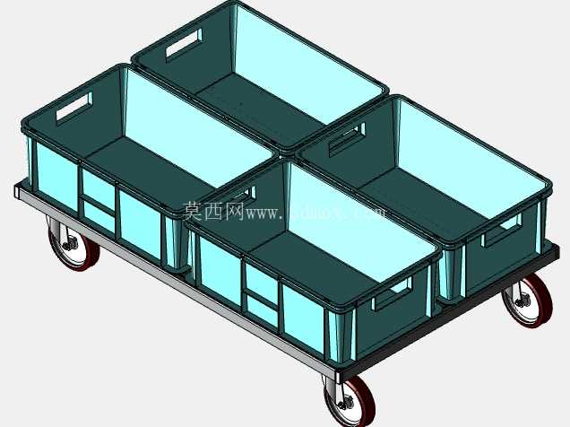 KLT 集装箱小车 — 钢框架,最高 1,200 公斤