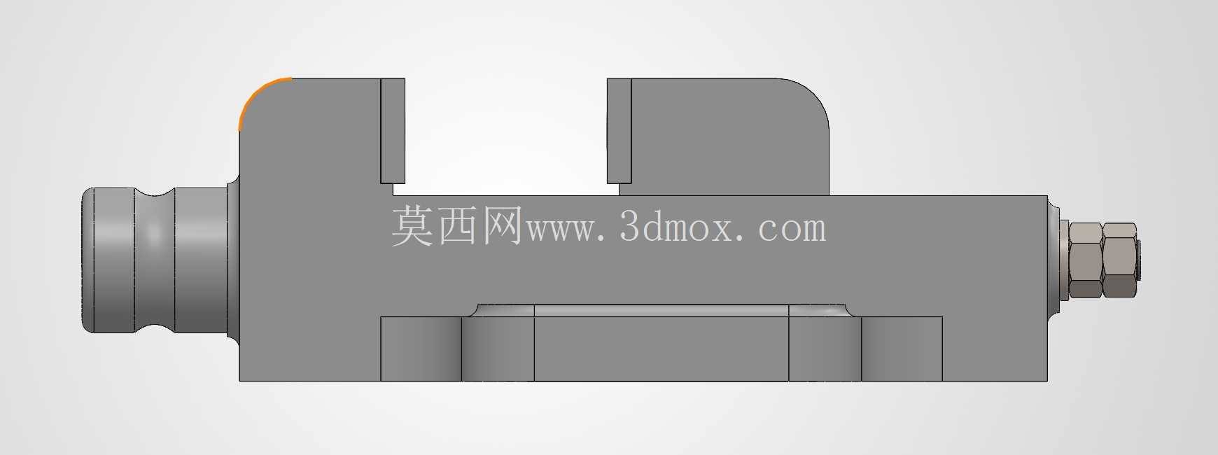机器工作台虎钳组件