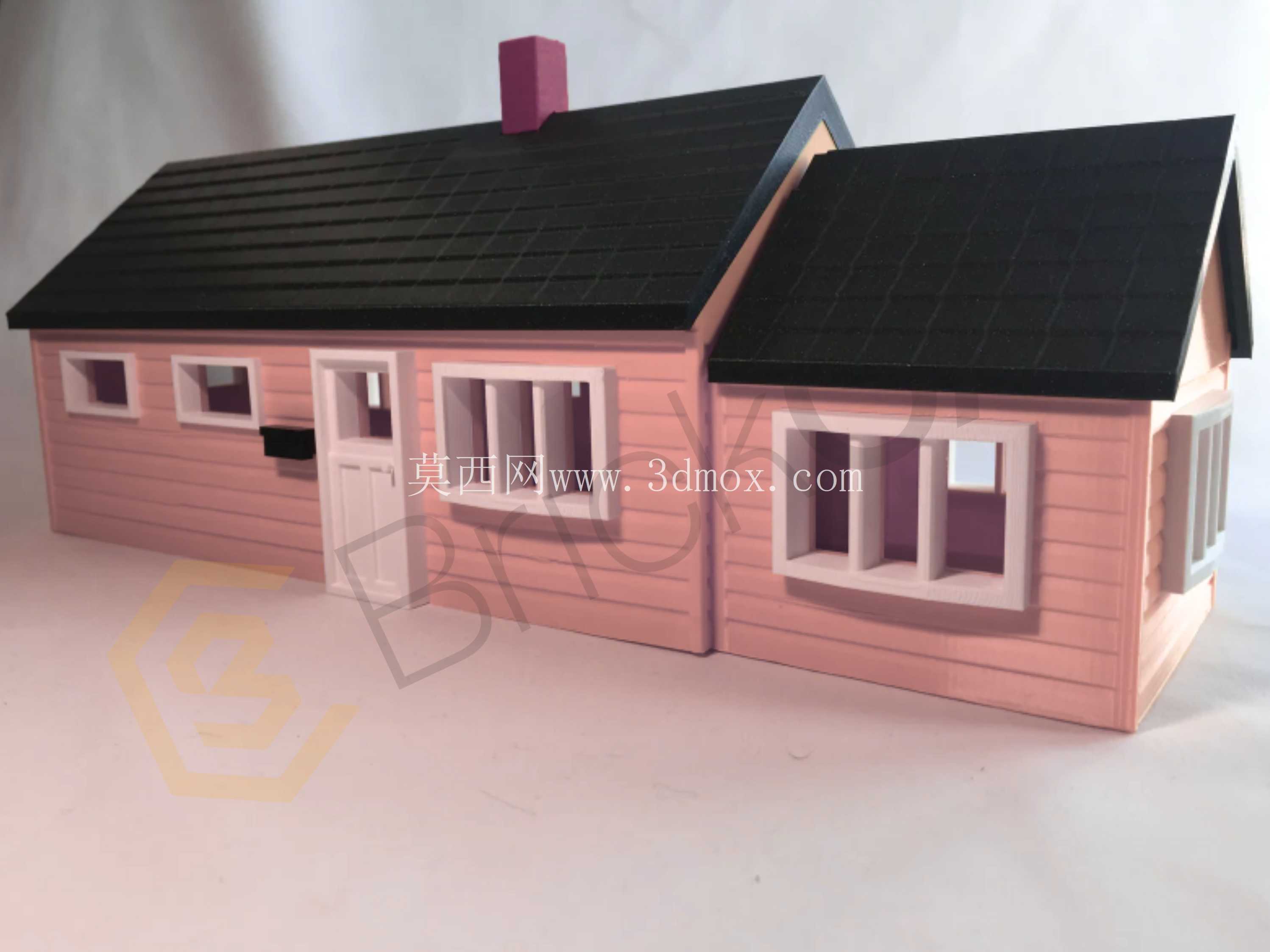 Snap Together House – 3D 可打印 CAD 模型 | SolidWorks 模块化装配设计
