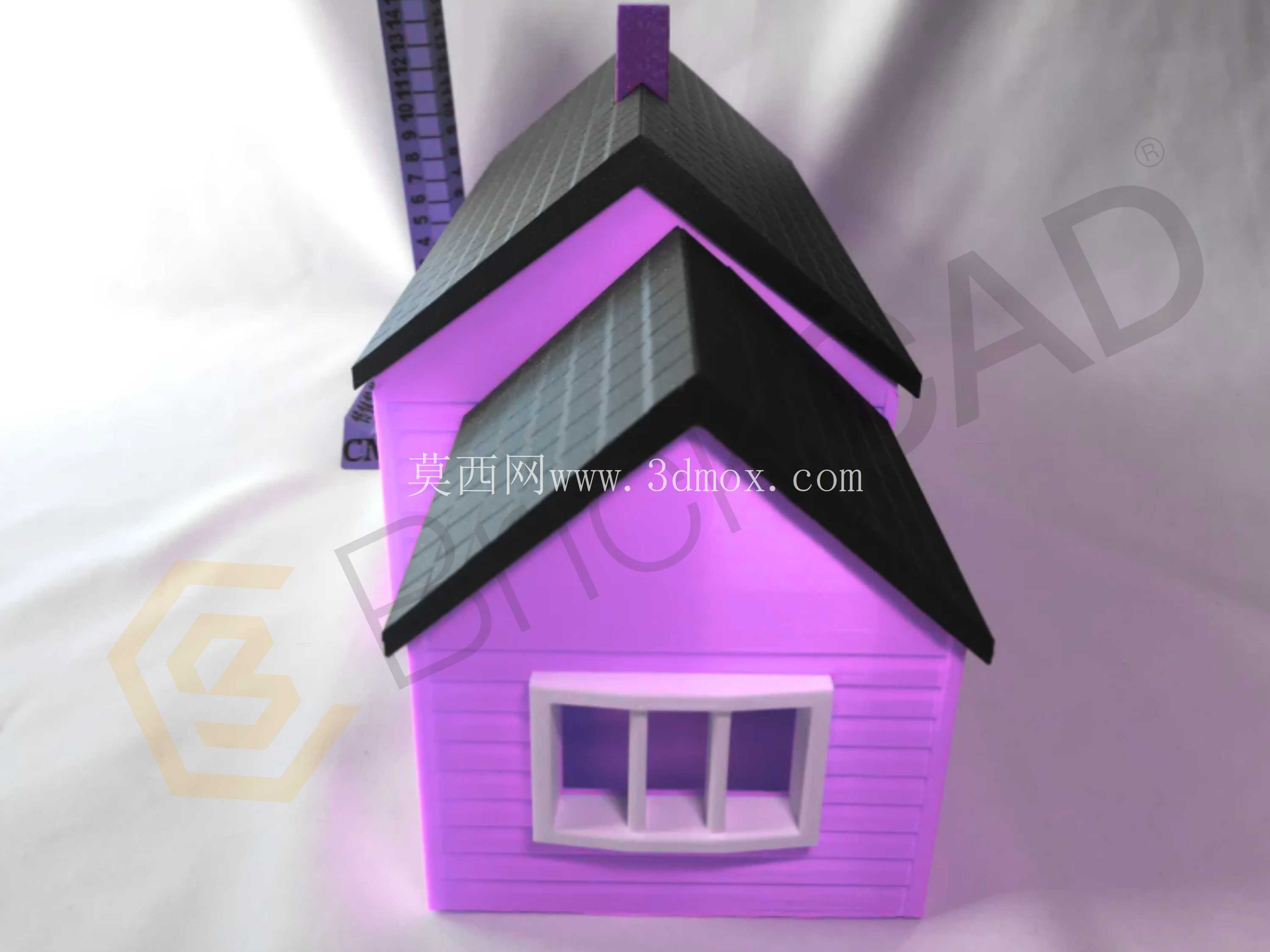 Snap Together House – 3D 可打印 CAD 模型 | SolidWorks 模块化装配设计