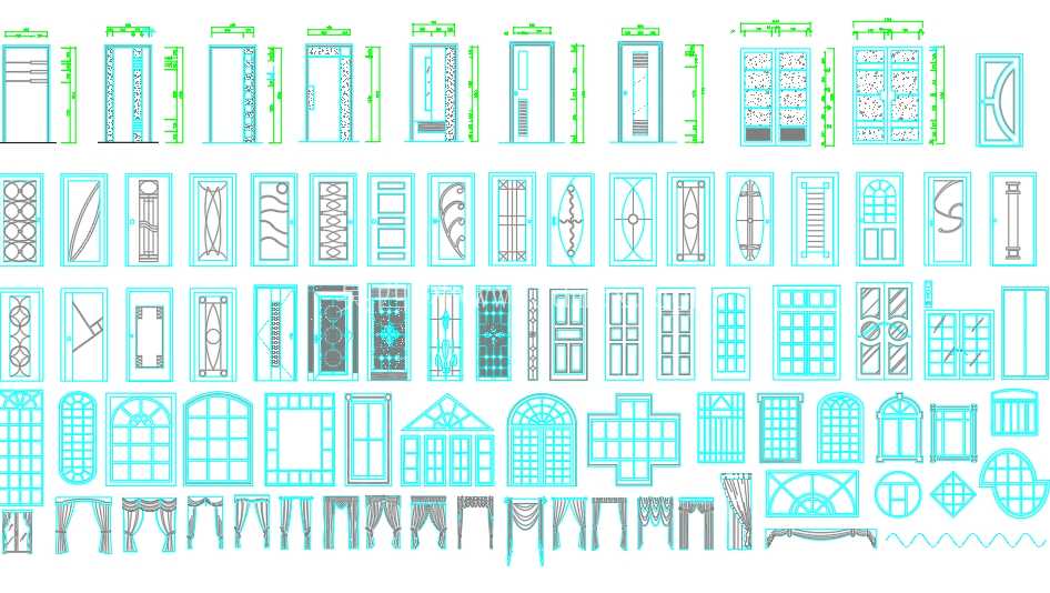 Living_room_furniture_ ���Ŵ� - Autocad �еĿ�