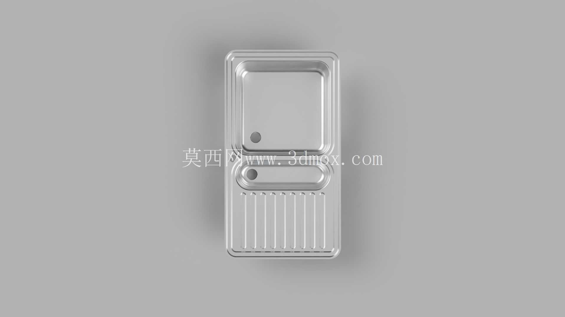 双碗不锈钢厨房水槽带排水器