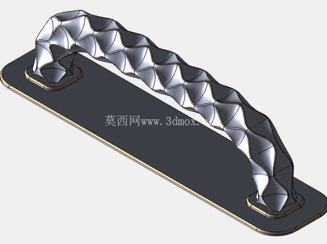 门把手 - SolidWorks 模型 \u0026 KeyShot 渲染