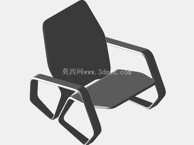 一体式椅子 - SolidWorks 模型
