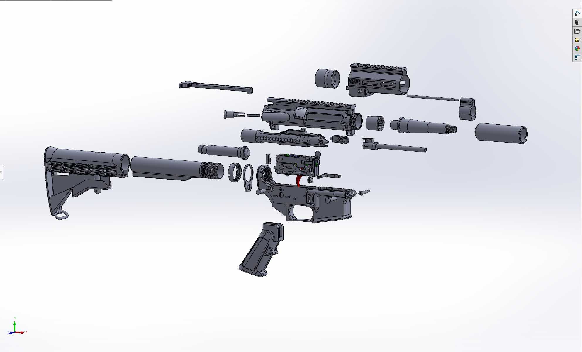 Marui MWS/ZET GBBR 3D打印项目