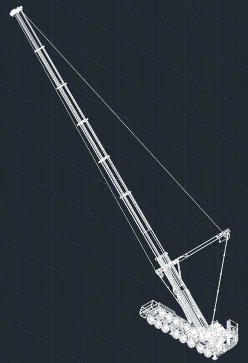 利勃海尔LTM 1500 8.1 3D
