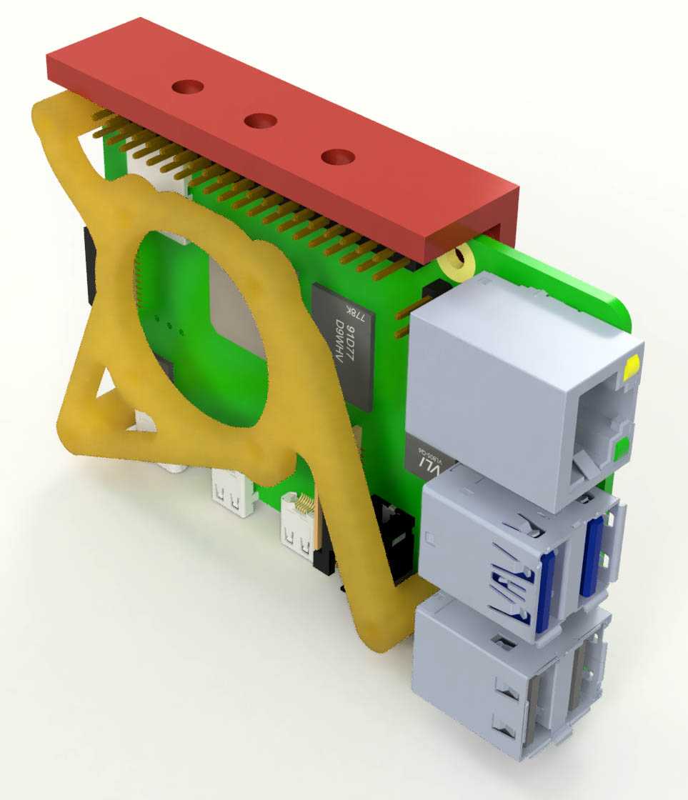 RaspBerry Pi 4����������䣬�����Ⱥ�DIN���츽��