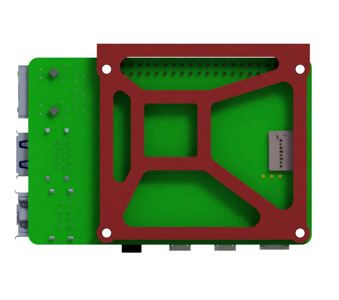 RaspBerry Pi 4����������䣬�����Ⱥ�DIN���츽��