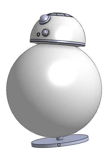 BB8带底座,可3d打印