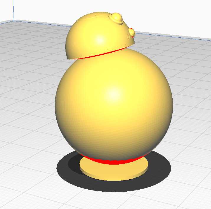 BB8带底座,可3d打印
