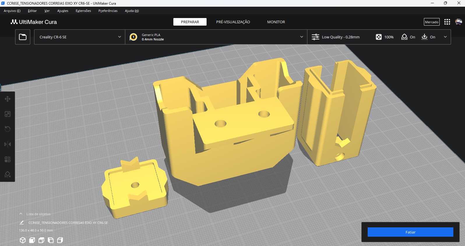 拉伸矫正器EIXOS X\u0026 Y P/IMPRESSORA 3D CR6-SE